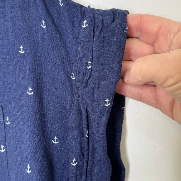 Rails Linen Blend Short Sleeve Anchor Top‎ - Picture 3 of 9